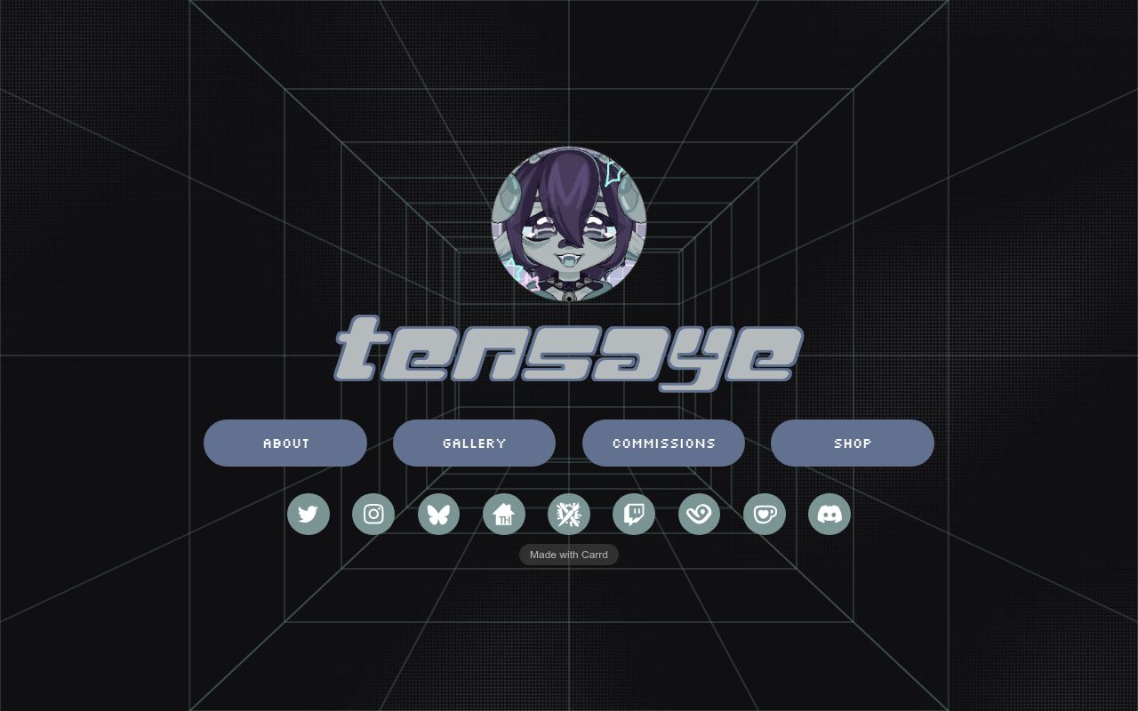 Carrd profile picture for @tensaye